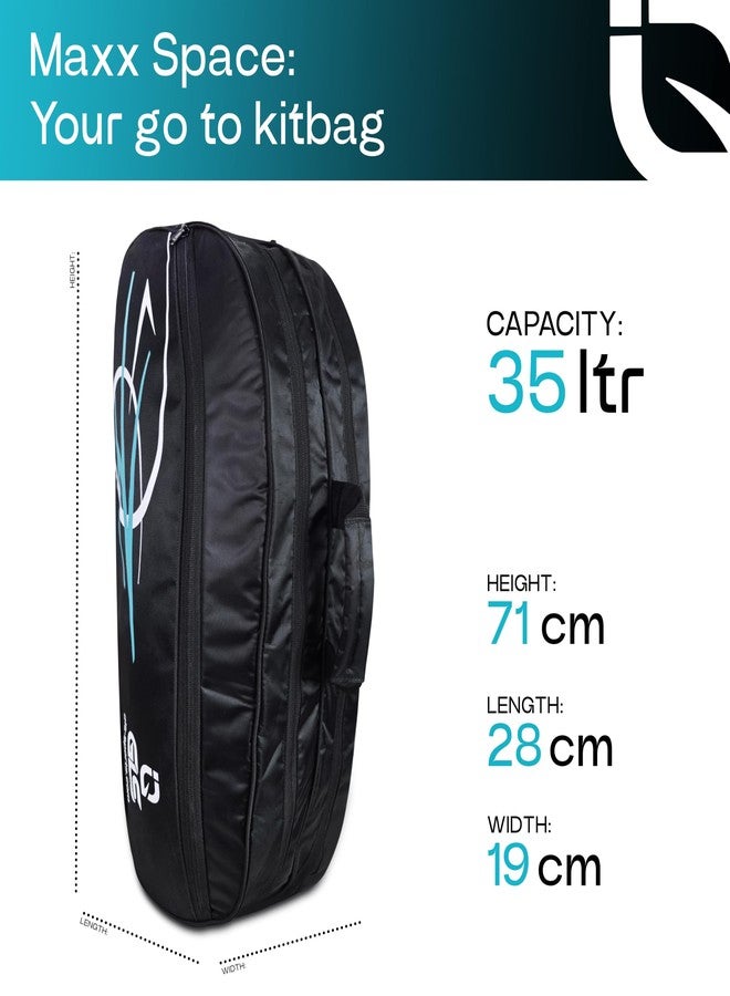 GLS Voltra Badminton Two Compartments Soft Padded Straps Kitbag Multicolor - Image 3