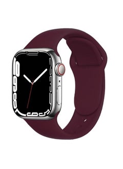 Apple Watch Band 45mm 44mm 42mm Soft Silicone Sport Band Replacement Wrist Strap Compatible for iWatch Apple Watch Series 7/SE/6/5/4/3/2/1 (45mm/44mm/42mm)