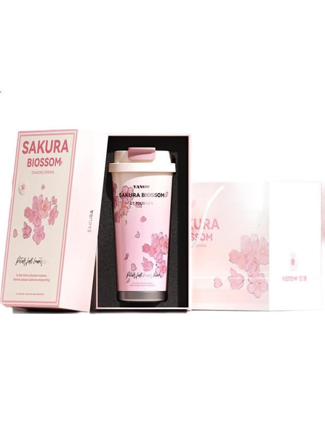 Vanow Insulated Mug For Women With Ceramic Inner Liner, Birthday Gift, Coffee Cup, Water Bottle, Stylish, Large Capacity, Practical - Image 2