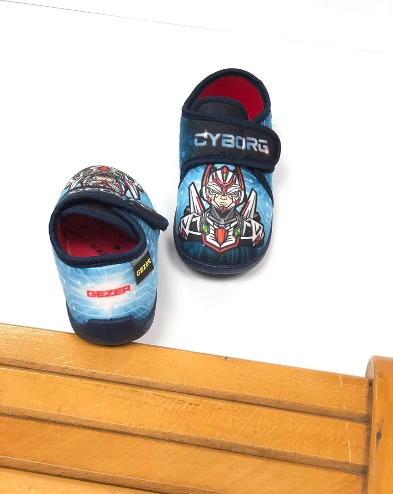 Gezer Caucasus Cyborg Figured Boy Home School Nursery Orthopedic Slippers