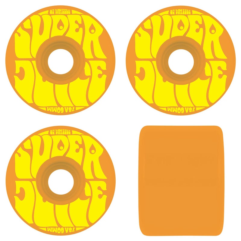 OJ 60mm Super Juice Orange 78a Skateboard Wheels - Image 2