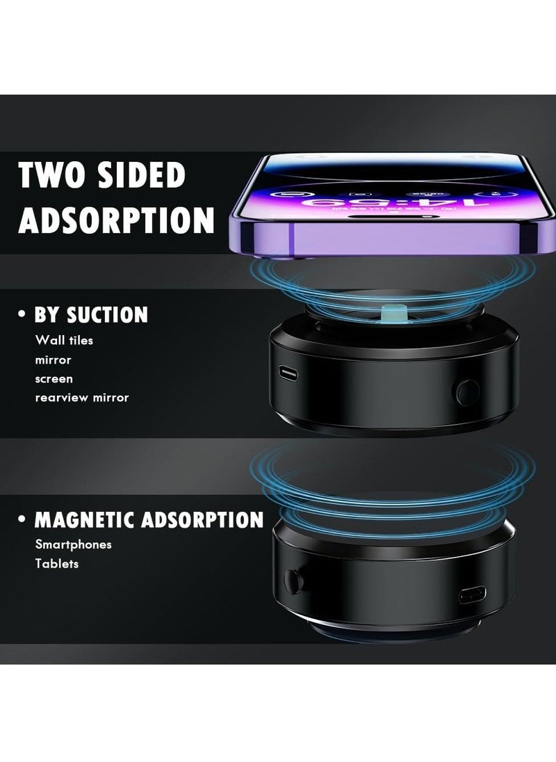 ELTRAZONE Magnetic Suction Cup Phone Holder for Car - Universal Dashboard & Windshield Mount for iPhone 15, 14, 13 Pro Max, MagSafe Case Compatible, All Phones, Secure & Adjustable, Grey - Convenient & Stable Car Phone Mount - Image 5