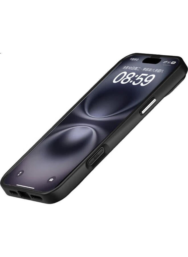 Keklle Iphone 16 Plus Case, Apple 16 Plus Protective Cover, Frosted Anti-drop Anti-fingerprint Lens Full Protection Soft Edge Case, Titanium Gray - Image 3