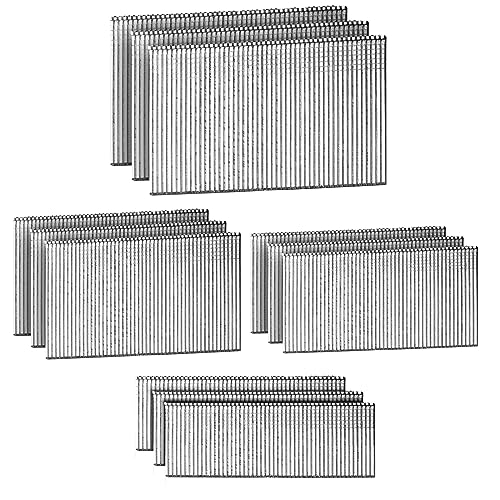 SITLDY Straight Finish Nails, 16 Gauge, 1200-Pack (1-1/2", 1-3/4", 2", 2-1/2", 300 Per Size), Galvanized, Assorted Size Project Pack - Image 1