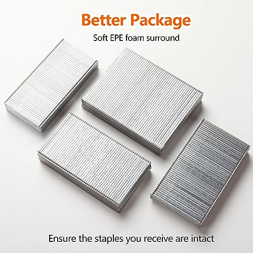 SITLDY Straight Finish Nails, 16 Gauge, 1200-Pack (1-1/2", 1-3/4", 2", 2-1/2", 300 Per Size), Galvanized, Assorted Size Project Pack - Image 3