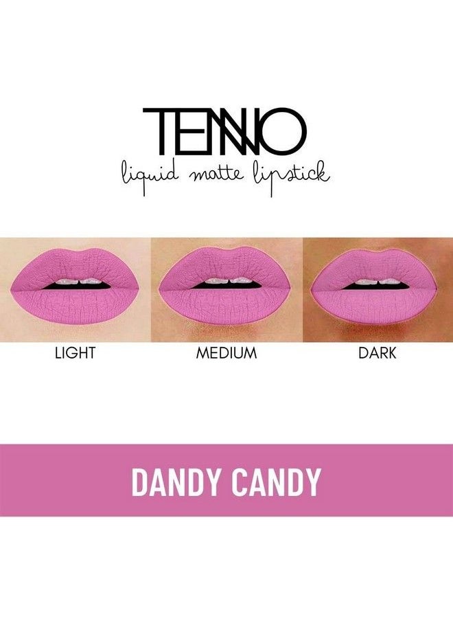 Tenno - Mini Ice Candy Non Trasfer Liquid Lipstick Matte Finish 16 Hrs Stay Multicolor 16Ml (Pack Of 4) (Lsc1) - Image 1