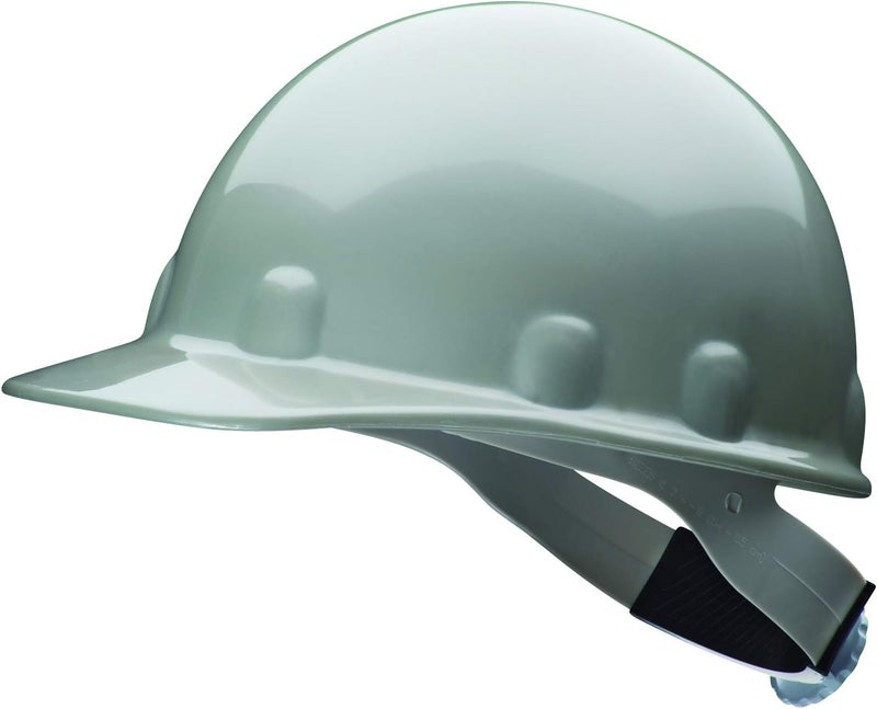 Fibre-Metal by Honeywell SuperEight Thermoplastic Cap-Style Hard Hat with 8-Point Ratchet Suspension, Gray - Image 1