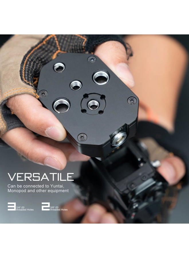 Tilta لوحة قاعدة مزود الطاقة لجهاز DJI Ronin متوافقة مع RS 3 PRO / RS2 جيمبال | حل طاقة خارجي لـ RS2، مع حامل أمان مرفق | TGA-PBP - Image 4