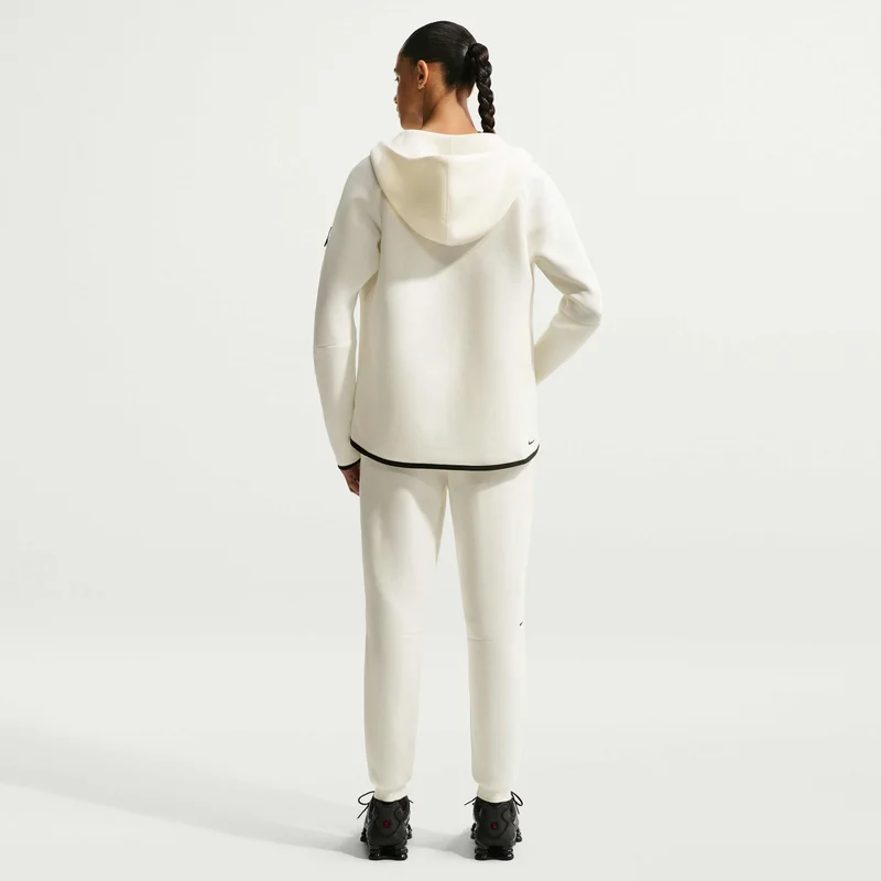 Nike Ivory Women's Sportswear Tech Fleece Windrunner Full-Zip Hoodie for Women | Best Price UAE
