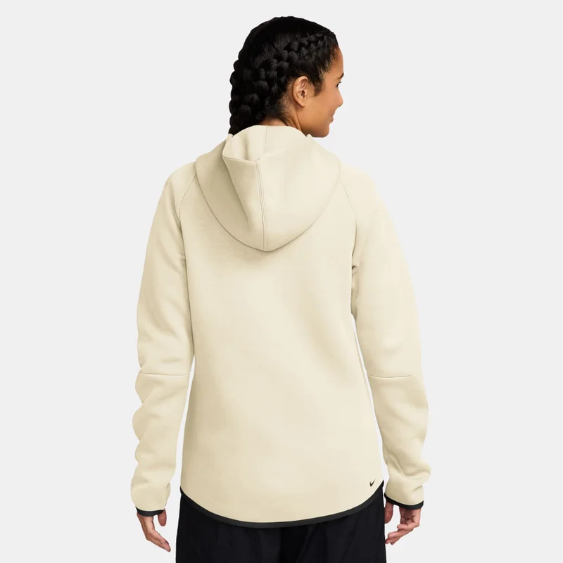 Nike Ivory Women's Sportswear Tech Fleece Windrunner Full-Zip Hoodie for Women | Best Price UAE