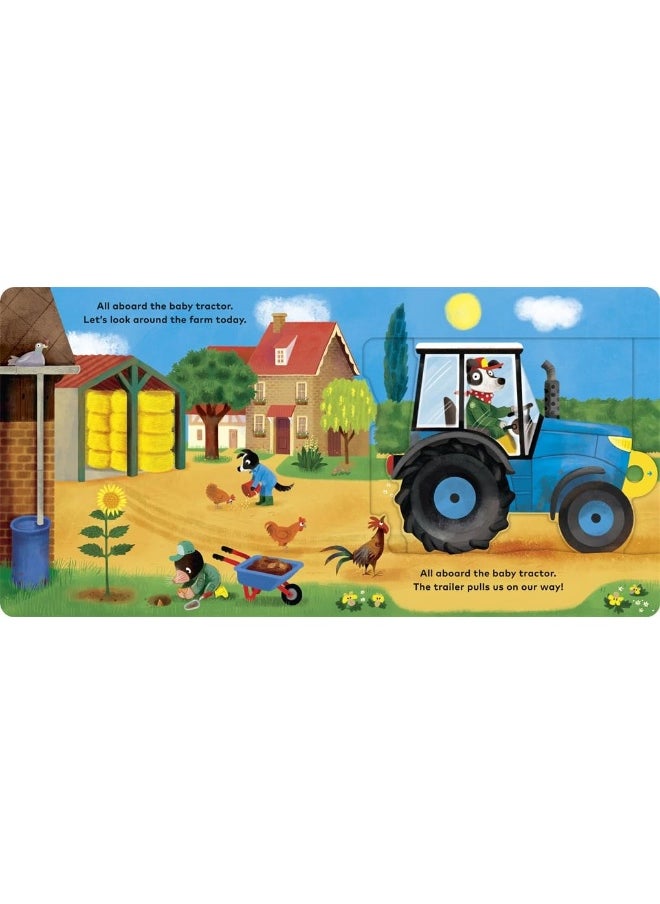 Baby on Board: Tractor: A Push, Pull, Slide Tab Book  - Image 2