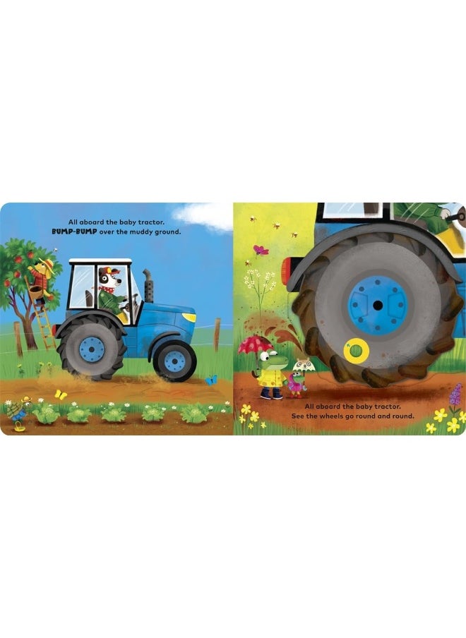 Baby on Board: Tractor: A Push, Pull, Slide Tab Book  - Image 3