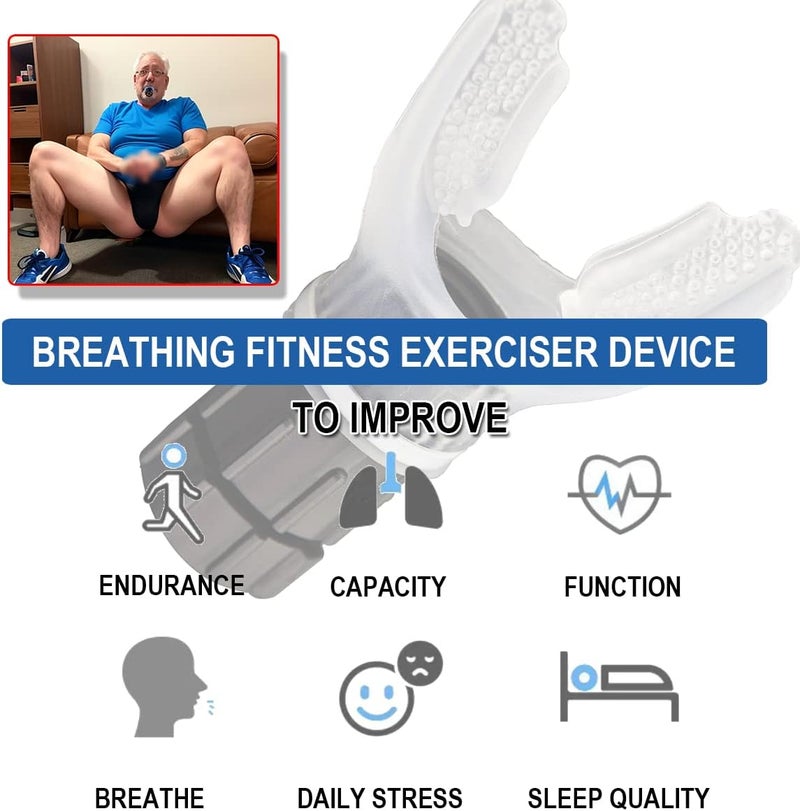 VEZE Breathing Fitness Exerciser Device Breathing Exerciser Breathing Expander Breathe Easier with Stronger Suitable and Adjustable for All - Image 3
