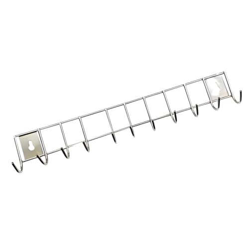 NOHUNT® Steels Wall Mounted Spoon Stand Holder Ladle Hook Multi-Level Hook Rail (12 Hooks) 1pc - Image 3