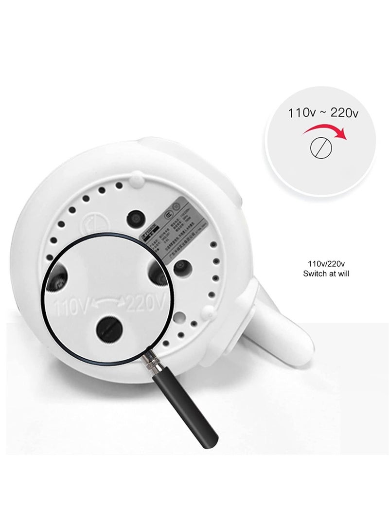 600ml Portable Folding Electric Kettle, Food Grade Silicone Kettle with Separable Power Cord, Mini Collapsible Water Container for Home Kitchen Outdoor (Pink) - Image 4