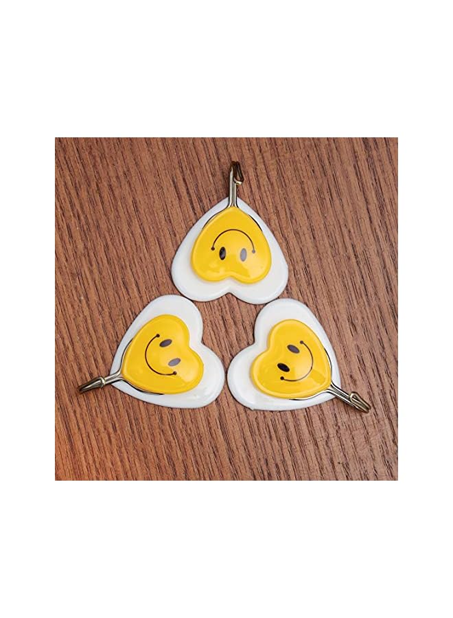 promass 3 Pcs Clip Hook, DC2032 | Self Adhesive Wall Hook | Heavy Duty Waterproof For Bathroom, Kitchen, Coat, Towel, Robe Hanger - Image 5