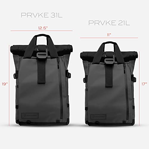 WANDRD PRVKE 21L, V3 Photography Bundle: Weather-Resistant Travel & Camera Backpack with Laptop Sleeve, Quick Side Access, Clamshell Opening – Ideal Photography & Travel Bag - Image 5