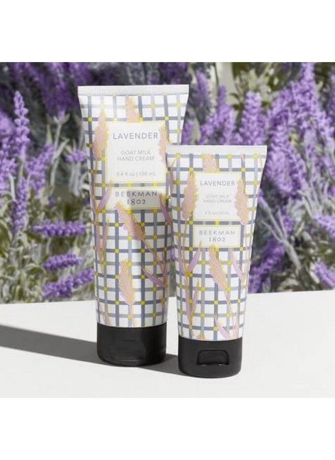 Beekman 1802 Hand Cream Lavender Moisturizing & Hydrating Goat Milk Hand Lotion For Dry & Sensitive Skin Antiaging Hydration Goat Milk Hand Care 2 Oz  - Image 3