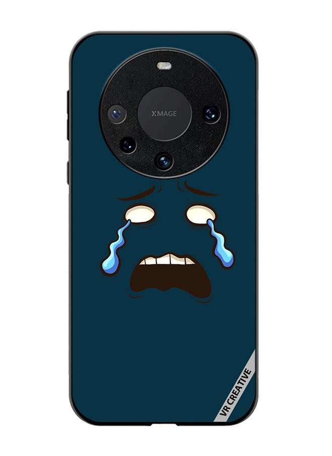 VR CREATIVE - Protective Case Cover For Huawei Mate 60 Pro Plus Crying Face Design Multicolour - Image 1