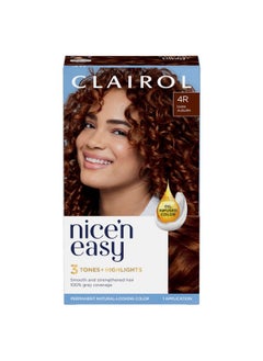 Nice'N Easy Permanent Hair Dye 4R Dark Auburn Hair Color Pack Of 1