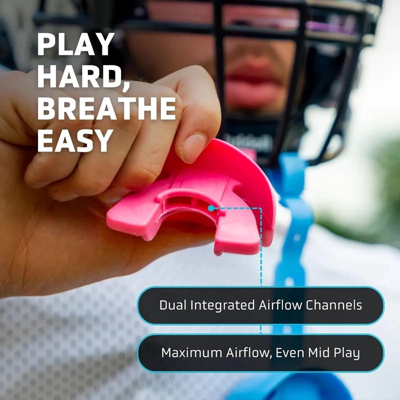 Markwort Vettex Youth Football Mouthguard, Maroon - Image 3