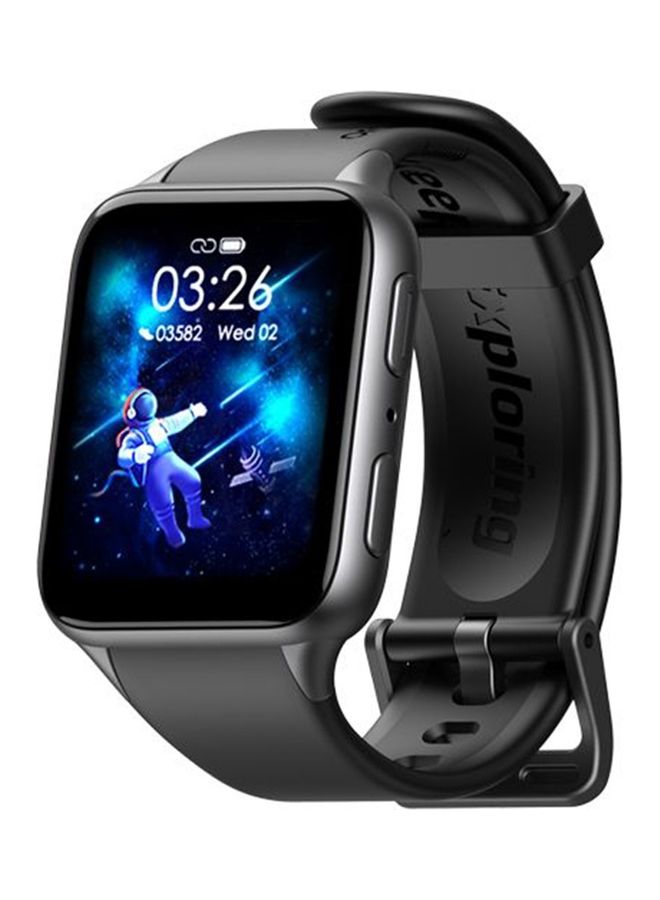 Oraimo 300 mAh Watch 2 Plus Smartwatch 1.69 Inch Bluetooth Calling Black - Image 1