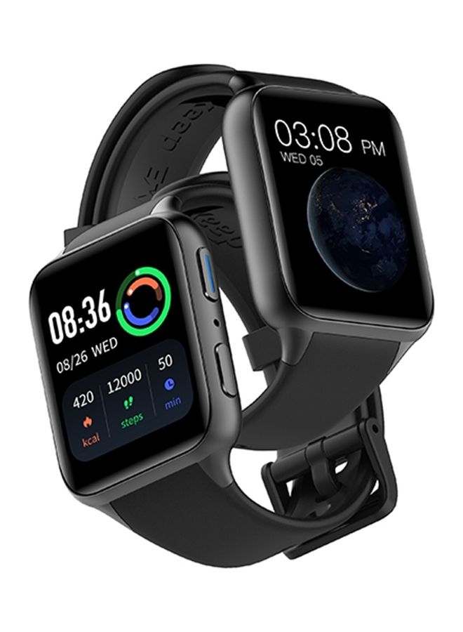 Oraimo 300 mAh Watch 2 Plus Smartwatch 1.69 Inch Bluetooth Calling Black - Image 3