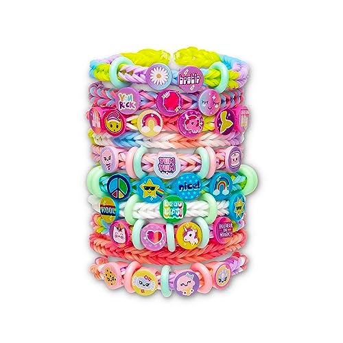 Rainbow Loom: Beadmoji Mini Combo - DIY Rubber Band & Bead Bracelet Kit - Includes 1800 Bands & 260 Beads, Design & Create, Ages 7+ - Image 3