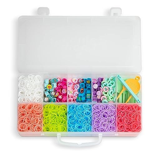 Rainbow Loom: Beadmoji Mini Combo - DIY Rubber Band & Bead Bracelet Kit - Includes 1800 Bands & 260 Beads, Design & Create, Ages 7+ - Image 4