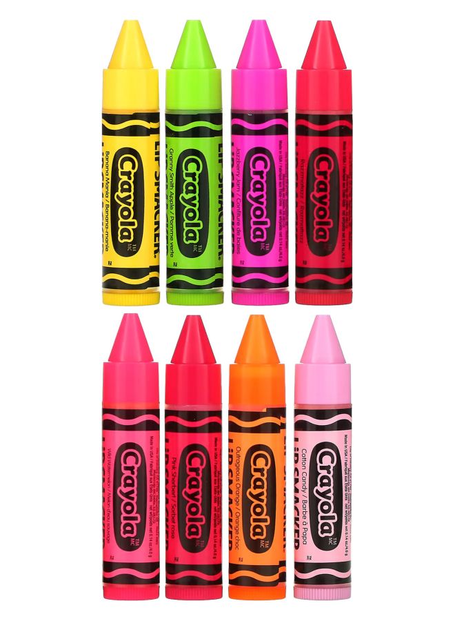 Lip Smacker Crayola Lip Balm Party Pack 8 Pack 0.14 oz (4 g) Each