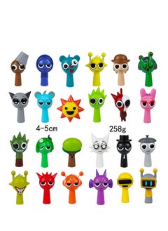 Y&D 24 Piece Sprunki  Figures The Sprunki  Action Figure Toys For Fans Sprunki Series Figures Model Birthday Cake Toppers 