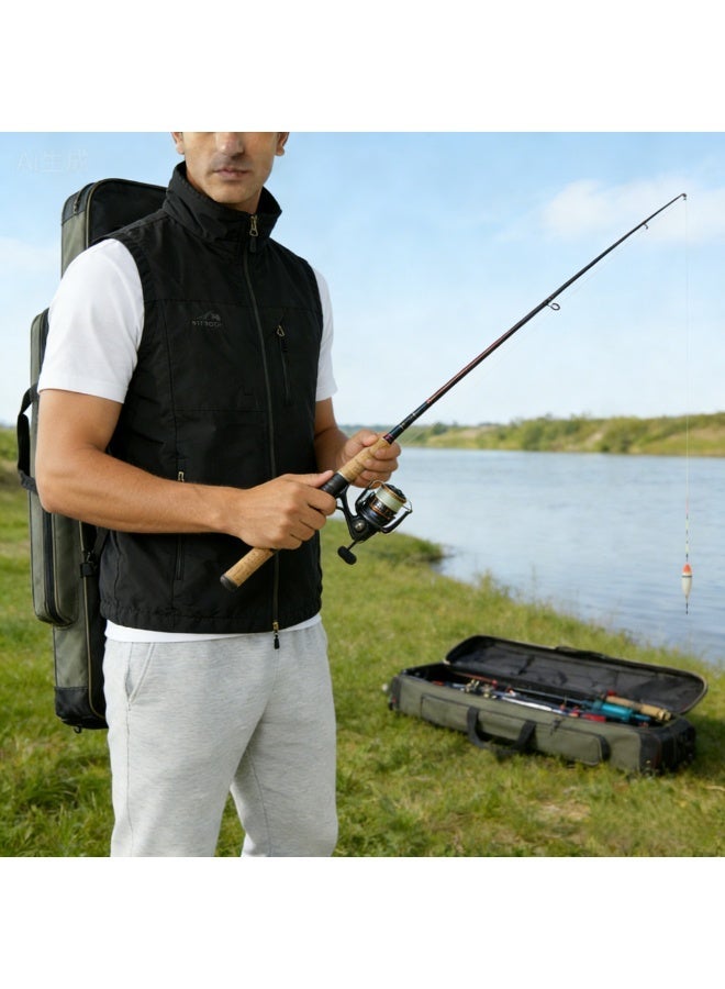 Classic New Spring/Summer Outdoor Casual Quick-Dry Vest: Trendy, Stylish, and Minimalist Stand-Collar Photography and Fishing Gilet Jacket - Image 4