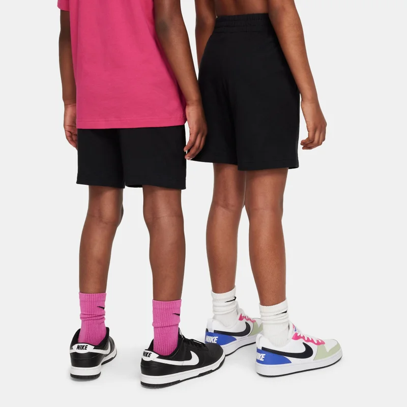 Nike Black Kids' Sportswear Club Knit Shorts (Older Kids)  | Best Price UAE