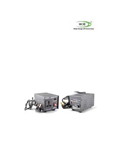 HCE AC To AC Dual Voltage Converter Black 