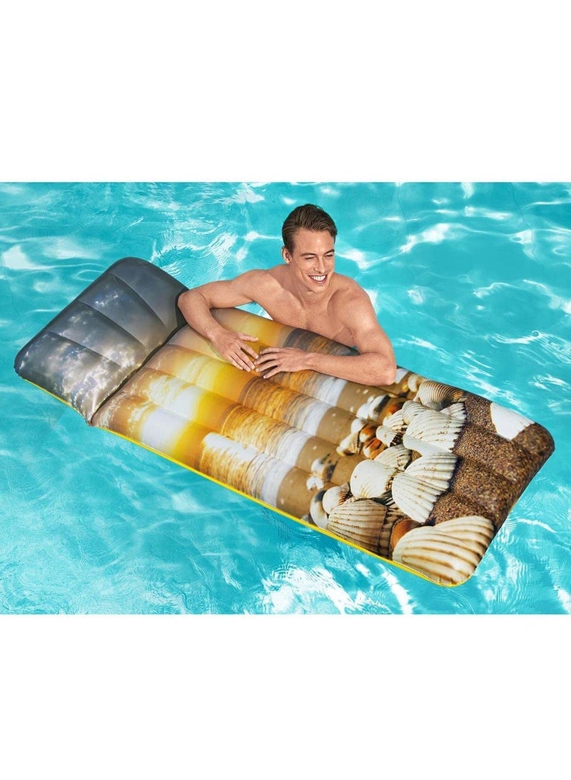 Airmat Beach Seagull View  Inflatable Swimming Ring  Air Mattress 183X71Cm - Image 3