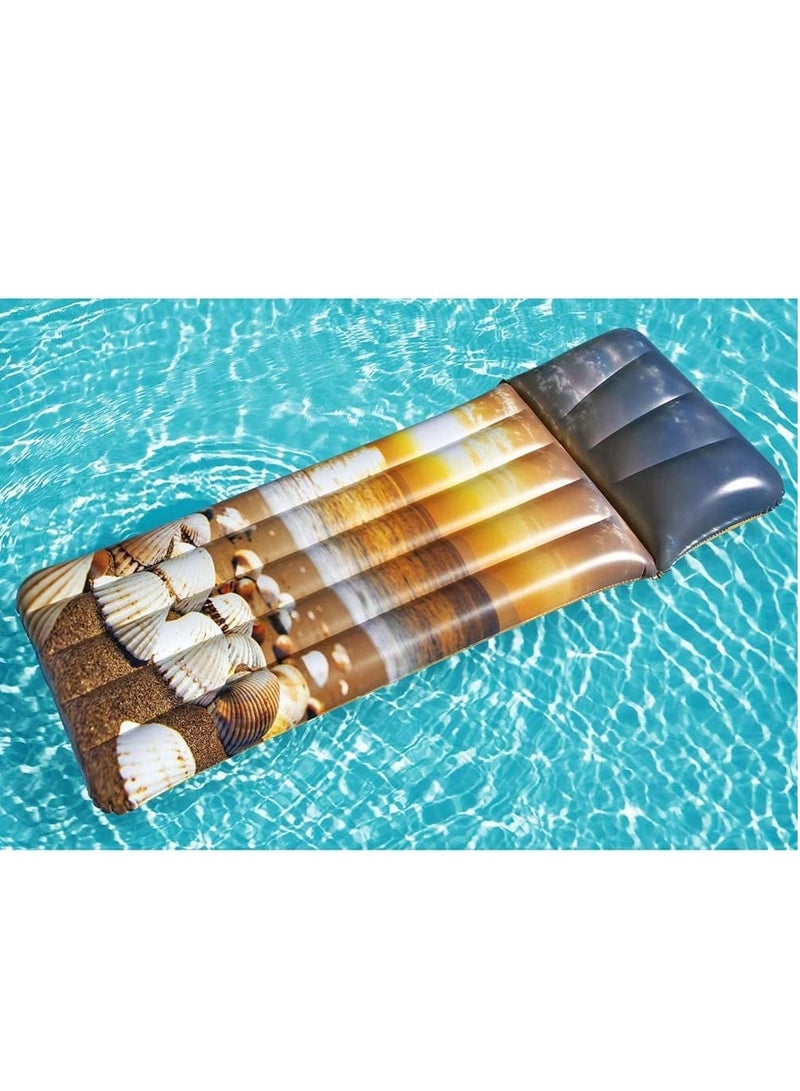 Airmat Beach Seagull View  Inflatable Swimming Ring  Air Mattress 183X71Cm - Image 5