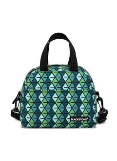 BLACKSTONE School Lunch Bag Luxury Design for Kids, Multipurpose School Lunch Bag for Boys Girls Teens MNL52 Green  - Image 1