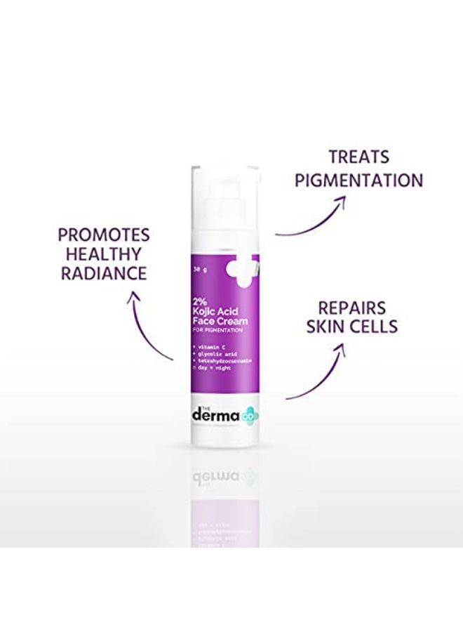 THE derma Co 2% Kojic Acid Face Cream For Pigmentation Removal - 30 Gm(Dermaco) - Image 4