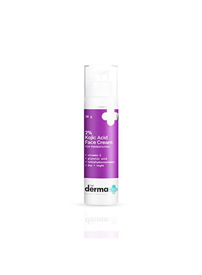 THE derma Co 2% Kojic Acid Face Cream For Pigmentation Removal - 30 Gm(Dermaco) - Image 1