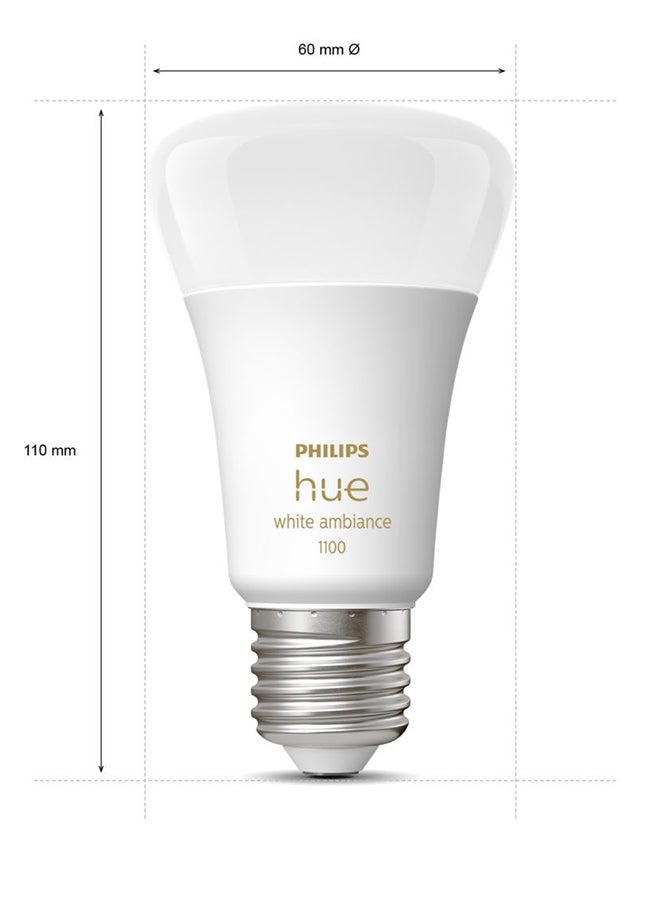Philips Hue WA 8W A60 E27 EU White - Image 3