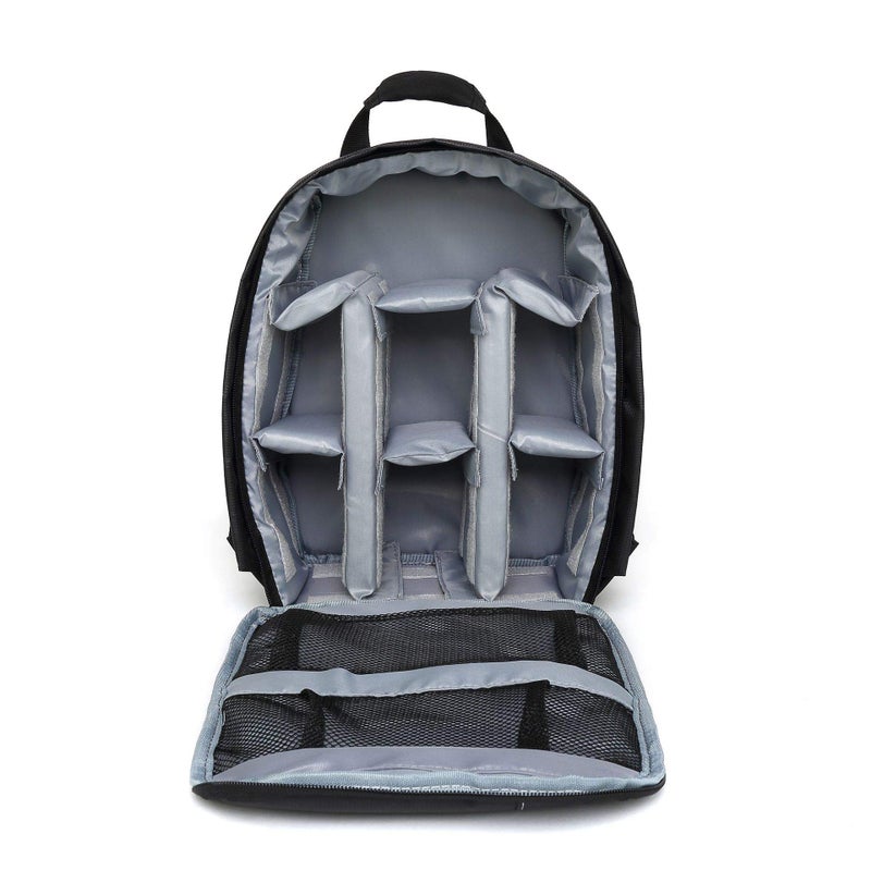 winvin Waterproof SLR/DSLR Camera Backpack Shoulder Bag Travel Case For Canon Nikon Sony Digital Lens (Medium, Grey) - Image 2