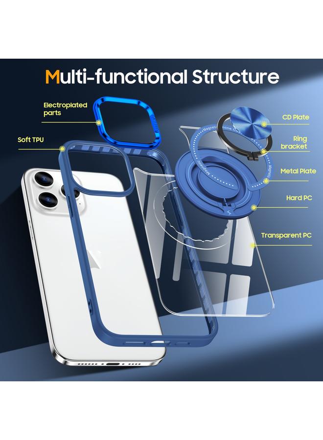 اس-توب جراب لهاتف iPhone 15 Pro Max مزود بحلقة دوارة مغناطيسية - Image 5