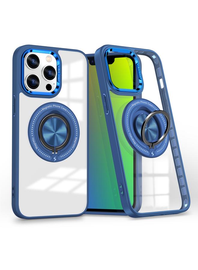 اس-توب جراب لهاتف iPhone 15 Pro Max مزود بحلقة دوارة مغناطيسية - Image 1