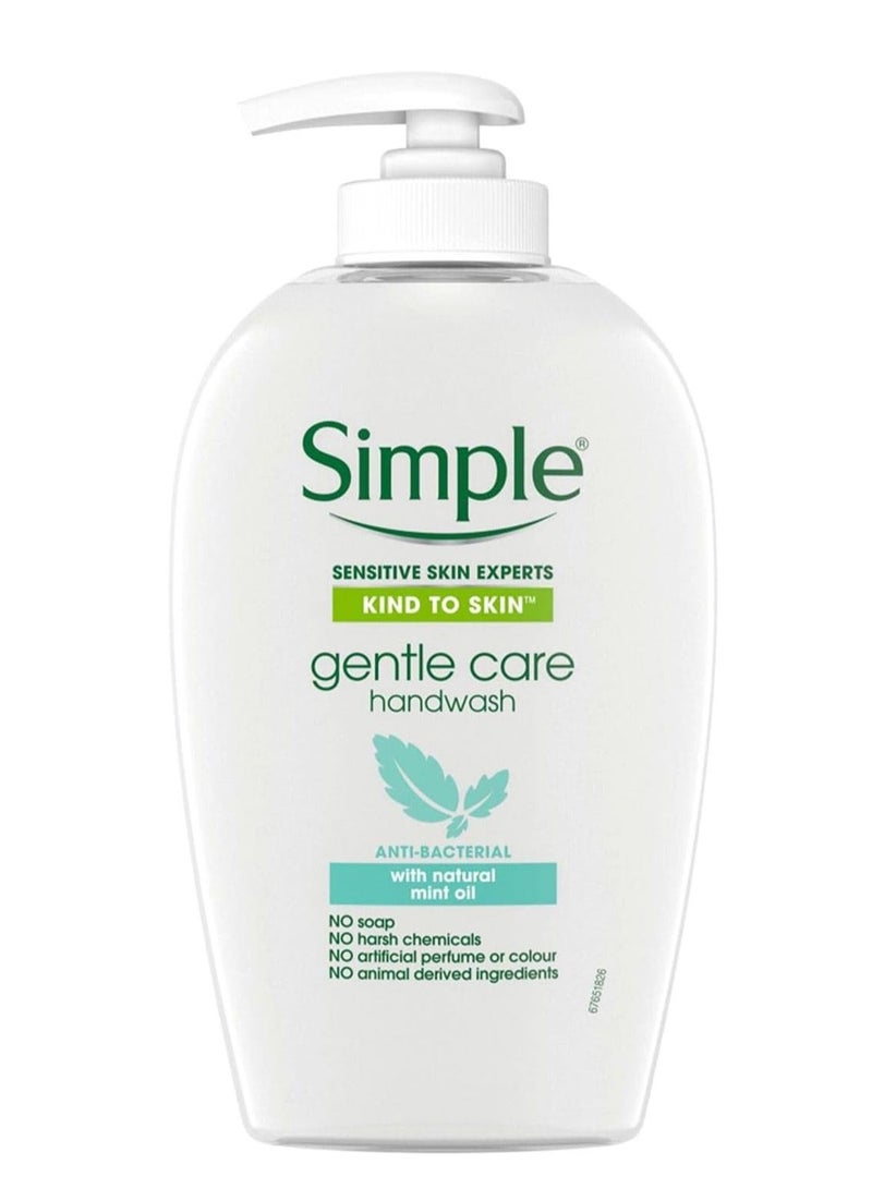 سمبل سيمبل لطيف على البشرة غسول اليدين المضاد للبكتيريا بزيت النعناع الطبيعي ، 250 مل - Image 1