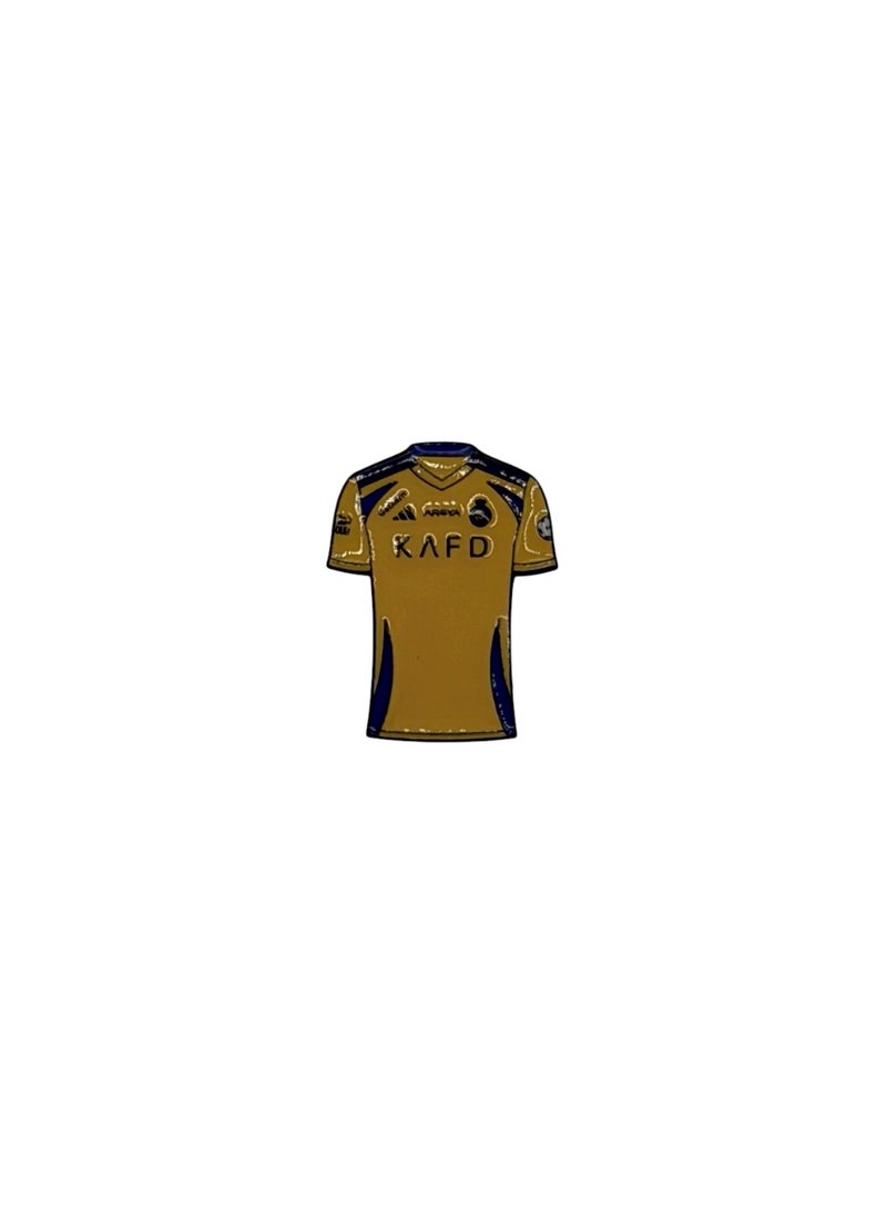 Al Nassr Jersey Sticker – Saudi Club Inspired Shirt Design for Phones, Laptops & Cars
