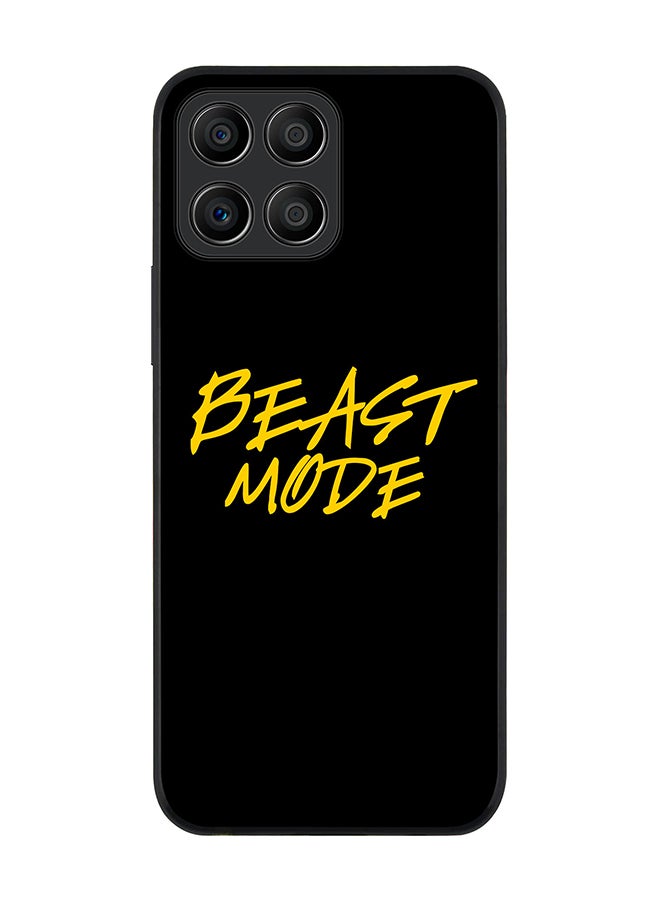 Stylizedd Rugged Black edge case for Honor X6 Slim fit Soft Case Flexible Rubber Edges Anti Drop TPU Gel Thin Cover - Beast Mode - Image 1