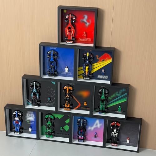 iLuane Display Wallboard for Speed Champions Ferrari SF-24 Race Car Toys - Building Sets 77242 , Adult Collectibles Wall Mount, Home or Office Décor (No Car Included) - Image 5
