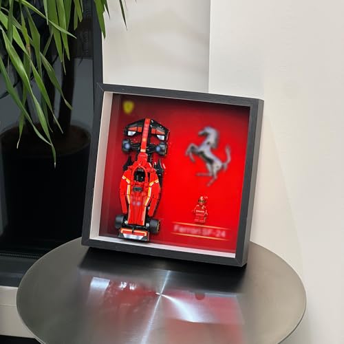 iLuane Display Wallboard for Speed Champions Ferrari SF-24 Race Car Toys - Building Sets 77242 , Adult Collectibles Wall Mount, Home or Office Décor (No Car Included) - Image 2