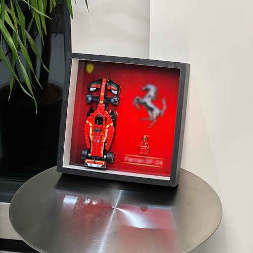iLuane Display Wallboard for Speed Champions Ferrari SF-24 Race Car Toys - Building Sets 77242 , Adult Collectibles Wall Mount, Home or Office Décor (No Car Included) - Image 3