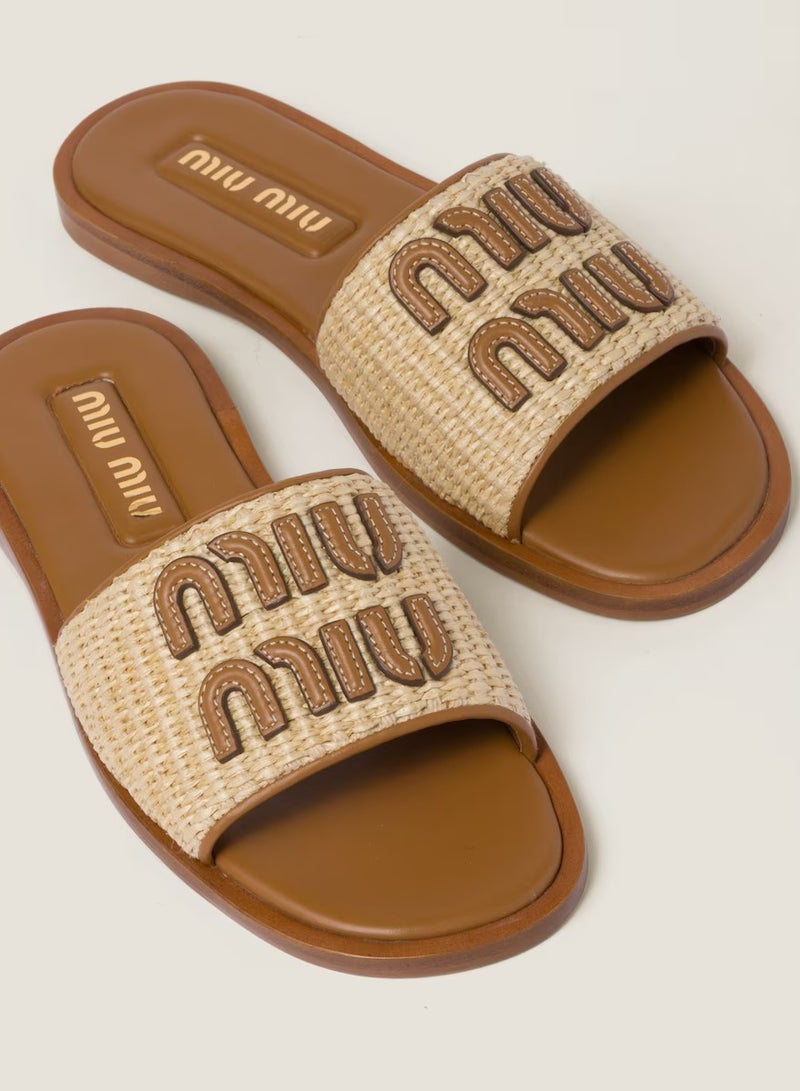 مياو مياو شرائح من القماش المنسوج بتأثير الرافية - Image 4